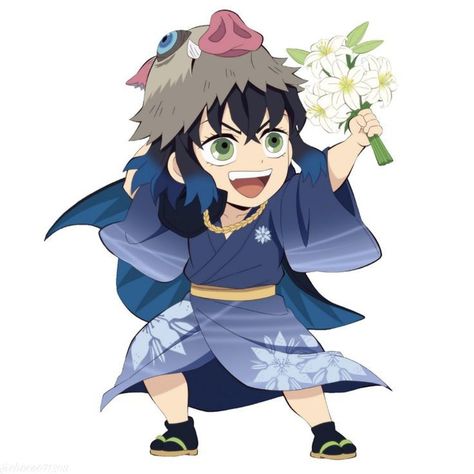 Demon slayer Inosuke Hashibira official art chibi Demon Slayer Inosuke Chibi, L Chibi, Chibi Kny, Demon Slayer Inosuke, Art Chibi, Inosuke Hashibira, Anime Halloween, Naruto Uzumaki Shippuden, Funny Character