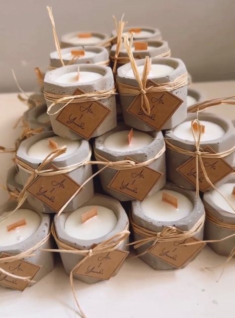 Wedding Seed Packet Favors, Rustic Bridal Shower Favors, Specialty Candles, Baby Shower Candles, Wedding Notes, Stone Candles, Mini Candle, Elegant Wedding Favors, Decorative Candles