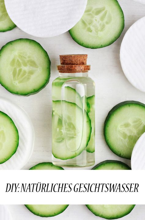 Cucumber For Face, Afro Hair Care, Make Up Foundation, Natural Toner, Diy Body Care, Natural Facial, Diy Cosmetics, Bath And Body Care, Toner For Face