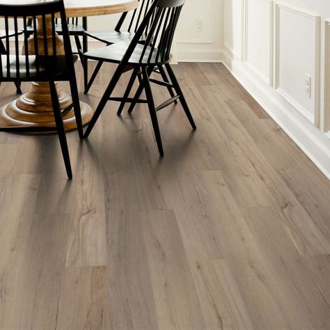 everlasting plus smr13 - driftwood Costco | Shaw Floors Vinyl Flooring: Vinyl Plank, LVT and WPC Wall Color With Gray Floors, Flooring Vinyl Plank, Coretec Plus, Flooring Vinyl, Kitchen Floors, Lvp Flooring, Shaw Floors, Durable Flooring, Grey Flooring