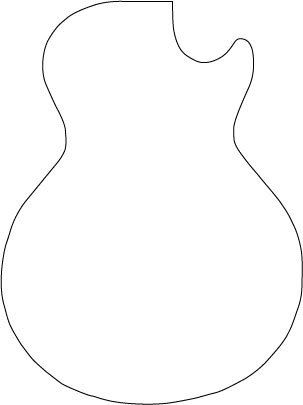 Guitar Outline, Guitar Crafts, Template Images, Outline Template, Cnc Router Projects, Guitar Drawing, Guitar Patterns, Body Outline, Wood Transfer