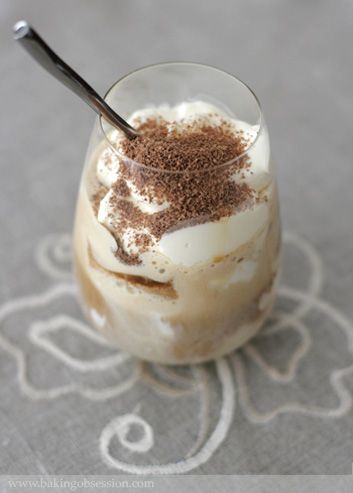 Tiramisu Affogato ¼ cup chilled whipping cream 1 tsp confectioners’ sugar, sifted About 2/3 cup good quality coffee ice cream About 2/3 cup good quality vanilla bean ice cream 4 savoiardi (Italian crisp ladyfingers), ½ cup freshly brewed espresso A small piece of bittersweet chocolate. ...... Tiramisu Affogato, Iced Cream, Checkerboard Cookies, Affogato Coffee, Coffee Desserts, Coffee Ice, Vanilla Bean Ice Cream, Coffee Ice Cream, Coffee Dessert