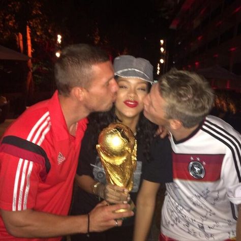 rihanna Germany Team, Bastian Schweinsteiger, Legendary Pictures, Dfb Team, Football Wags, Football Fashion, Fc Bayern Munich, Soccer Guys, Football Funny