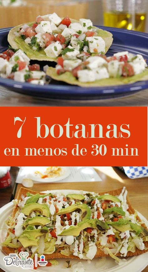 botanas mexicanas | CocinaDelirante Botanas Mexicanas Ideas Fiesta, Mexican Botanas, Blondie Dessert, Mexican Kitchens, Deli Food, Nachos Recipe, Homemade Taco Seasoning, English Food, Game Day Food