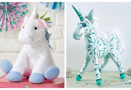 Donkey Sewing Pattern Free, Stuffed Unicorn Pattern Sewing, Unicorn Stuffed Animal Pattern Free, Plush Sewing Patterns Free, Fabric Unicorn, Fabric Art Diy, Unicorn Quilt, Stuff Toy, Stuff Toys