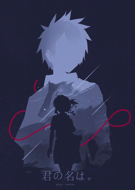 Anime Posters Minimalist, Kimi No Nawa, Your Name Anime, Nature Art Drawings, Modern Graphic Art, Marvel Netflix, Posters Minimalist, Good Anime To Watch, Cool Anime Backgrounds