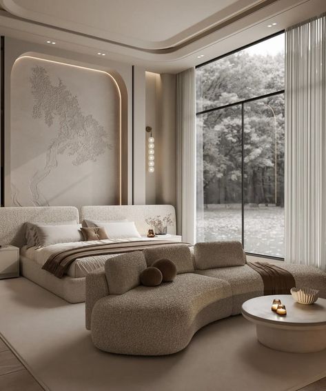 Luxurious Bedrooms Master, Womens Bedroom, Bedroom Ideas Luxury, Elegant Bedroom Design, 2024 Bedroom, Instagram Bedroom, Modern Beds, Luxury Bed Sheets, Modern Luxury Bedroom