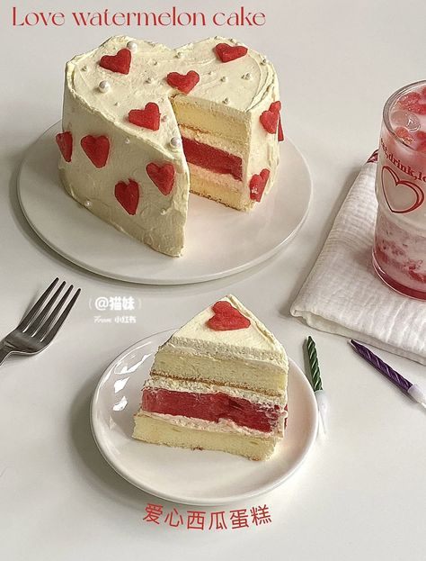 Bougie Photoshoot, Pretty Cheesecake, Cheesecake Designs, Sweets Ideas, Dessert Cafe, Cakes Design, Pastel Cupcakes, Watermelon Cake, Pretty Dessert