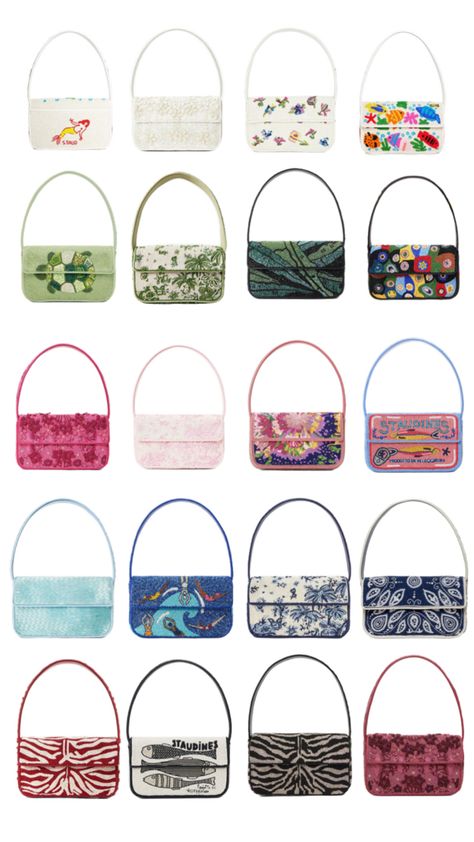 Bags With Beads, Staud Bags, Funky Purses, Dream Bag, Fancy Bags, Pretty Bags, Beaded Purses, Essential Bag, Beaded Bags