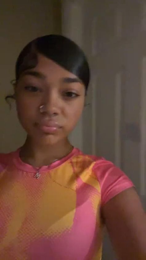 Slick Back With Swoop Natural Hair, How To Make Your Bun Look Bigger Natural Hair, Hair Styles Light Skin, Miya Neveah, Baddie Natural Hairstyles, Easy Baddie Hairstyles, Curly Hairstyle Tutorial, Hairstyles On Natural Hair, Hairstyle Natural Hair