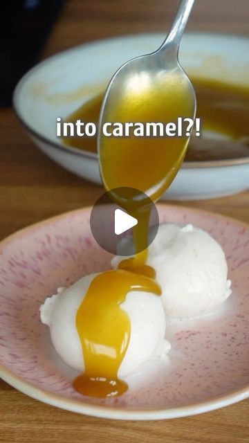 Vegan Recipes on Instagram: "🌱recipe below 👇 follow for more!

By: @fitgreenmind OLIVE OIL CARAMEL 😮‍💨

This is what you wanna put on top of your ice cream! 🍦 
RECIPE (6 servings, 5min prep time):
-60ml olive oil
-60ml COLD maple syrup or agave
-a pinch of salt
Mix until emulsified.
Use like caramel and store in the fridge up to 7 days.

#veganfood #easyrecipes #easyveganrecipes #quickrecipes" Olive Oil And Maple Syrup Caramel, Olive Oil Maple Syrup Caramel, Olive Oil Caramel Sauce, Ice Cream Toppings, Caramel Sauce, Pinch Of Salt, Virgin Olive Oil, Flavor Profiles, Vegan Recipes Easy