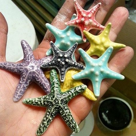 Sea Creature Sculpture, Pottery Lantern, Creature Sculpture, Clay Fish, Clay Works, Sea Stars, Sculpture Art Clay, Air Dry Clay Projects, Life Aquatic