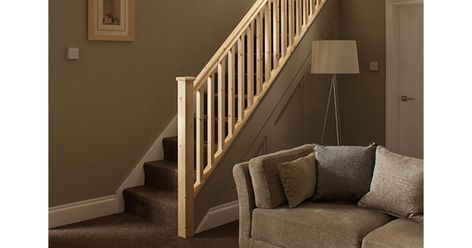 Looking for something simple, elegant and stylish to transform your current staircase? Have a browse through our Plain Square range of stair case parts that are refreshing while exuding simplicity and sophistication.  Give your staircase the refresh that it needs this autumn with this understated, subtle range from Blueprint Joinery; we stock a broad range of staircase parts and accessories in many designs to help you transform the interior aesthetics of your home. Banister Remodel, Staircase Kits, Staircase Landing, Timber Stair, Stair Spindles, Handrail Design, Traditional Staircase, Oak Stairs, Oak Trim