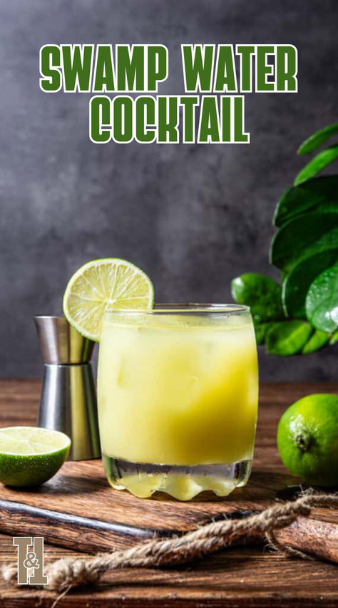 Step back into the sexy, swinging 70s with this boozy banger of a beverage. Swamp Water Drink, Swamp Water, Halloween Cocktails, Fall Cocktails, Fall Drinks, Easy Cocktails, Easy Fall, Pineapple Juice, Step Back