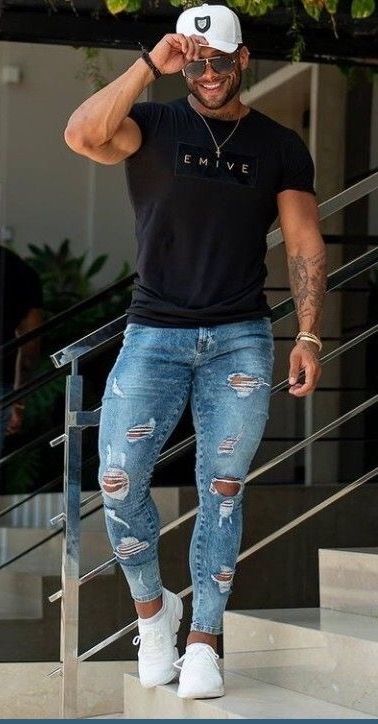 Blue Jean Pants Outfits, Jean Pants Outfits, Suits Men Business, Men Fashion Casual Shirts, Outfits Hombre, Mens Casual Dress Outfits, Guys Clothing Styles, Jean Pants, Pants Outfits