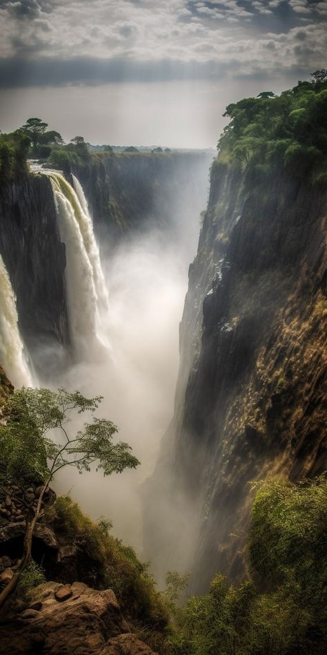 Temple Ruins, Waterfall Paintings, Ancient Temple, Image 3d, Beautiful Water, Scenic Photography, Waterfall Photography, Pretty Landscapes, Skull Wallpaper