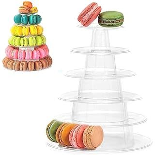 Macaron Display, Macaron Stand, Macaroon Tower, Graduation Party Desserts, Dessert Display Stand, Pastry Appetizer, Display Tower, Macaron Tower, Round Cake Stand