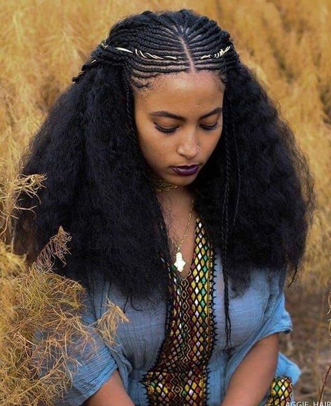 Cultural Hairstyles, Ethiopian Hair, Egyptian Hairstyles, Beautiful Black Hair, Second Day Hairstyles, Sleek Ponytail, Short Hair Styles Easy, Hair Reference, African Hairstyles