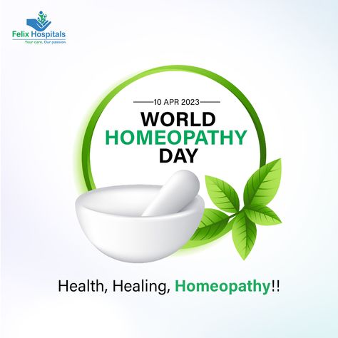 #WorldHomeopathyDay is observed every year on April 10 to highlight the importance of the field of #medicine and its contribution to the world of medicine. In addition, Dr. Christian Friedrich Samuel Hahnemann's #birthday is honored on this day. #Health #homeopathy #Felixhospital World Homeopathy Day, Devi Images, Devi Images Hd, Pulmonology, In Addition, Homeopathy, The Field, To The World, Health Care