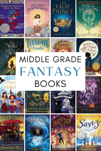 Books For 4th Graders, Best Fantasy Books, Kids Chapter Books, Middle Grade Fantasy, Ya Fantasy Books, Kindergarten Books, Middle Grade Books, Fantasy Books To Read, Family Reading