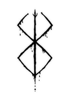 Sacrifice Symbol Tattoo, Brand Of Sacrifice Tattoo Design, Berserk Tattoo Sacrifice, Guts Symbol, Berserk Symbol Tattoo, Berserk Brand Of Sacrifice Tattoo, Guts Brand Of Sacrifice, Anime Symbols Tattoo, Cool Symbols Design