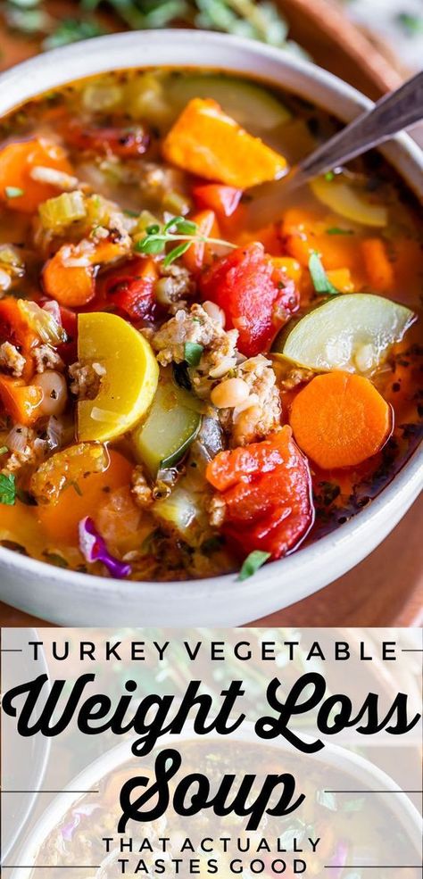 Soup Turkey, Turkey Ground, Turkey Vegetable Soup, Ground Turkey Recipes Healthy, The Food Charlatan, Food Charlatan, Soup Diet, Ground Turkey Recipes, Easy Soups