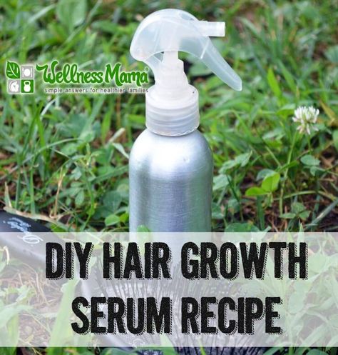 This natural hair growth serum combines herbs like nettle and horsetail with aloe vera gel and essential oils of lavender, rosemary and clary sage. Diy Hair Growth Serum Recipe, Hair Growth Serum Diy, Serum Recipe, Diy Hair Growth, Wellness Mama, Lavender Rosemary, Hair Growth Serum, Coconut Oil Hair, Growth Serum