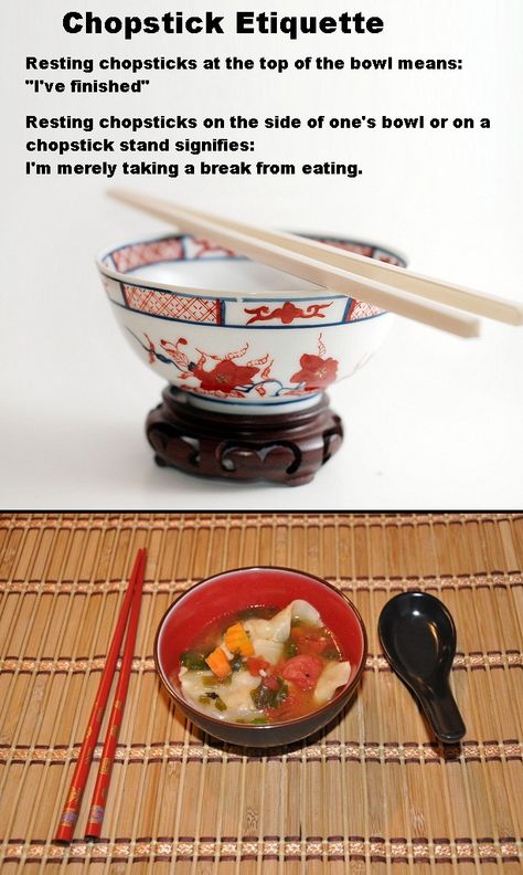 #Chopstick #Etiquette Chopsticks Etiquette, Chopstick Etiquette, Eating Etiquette, Random Knowledge, Chop Sticks, Etiquette And Manners, Learning Japanese, Asian Flavors, Food Quotes