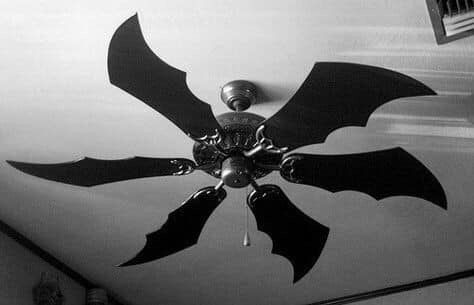 Bat Ceiling Decoration, Bat Wing Ceiling Fan, Bat Ceiling Fan, Bat Wing Fan Blades, Goth Ceiling Fan, Halloween Ceiling Fan Decoration, Gothic Ceiling Fan, Goth Ceiling Decor, Bat Home Decor