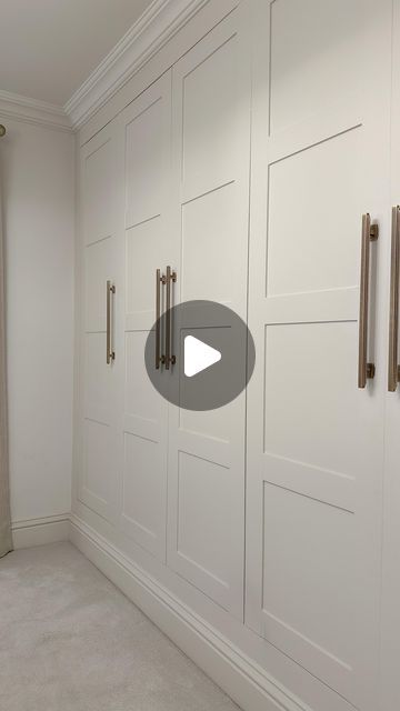 Juliette- INTERIORS on Instagram: "WARDROBE GLOW UP using the stunning FITZROVIA solid brass handles by @hendelandhendel it’s so easy to transform your furniture with beautiful hardware. They are amazing quality and how luxurious do they look?  My code will get you 10% off your orders. Give your kitchen , wardrobes or furniture the luxe look. ad.   #wardrobes #wardobestylist #wardrobedesign #ikeapax #ikeapaxwardrobe #fittedwardrobes #diy #glowup #interiors #interiordecor #interiorstyling #interiordesign #mastersuite #masterbedroom #principalbedroom #luxurydesign #luxury #hardware #myneutralhome #antiquebrass" Kitchen With Antique Brass Hardware, Pax Wardrobe Layout, Fitted Wardrobe Ideas, Luxury Hardware, Ikea Pax Wardrobe, Pax Wardrobe, Modern Bedroom Interior, Bedrooms Decor, Wardrobe Handles