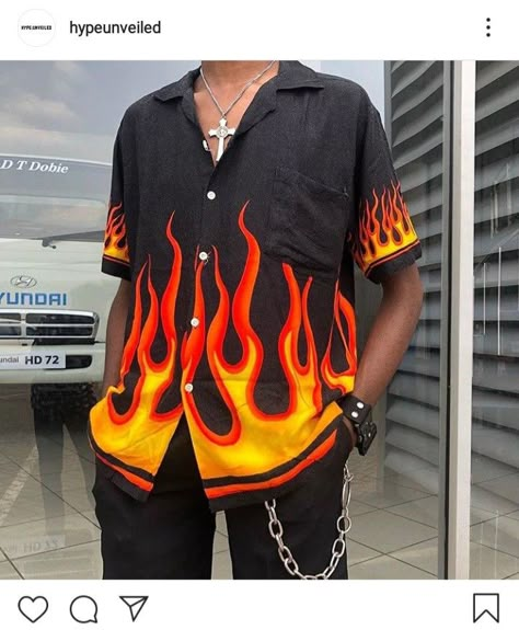 Fire Tshirt Design, Orange Techwear, Thrasher Outfit, Soft Streetwear, Fire Clothes, Diy Denim Jacket, Diy Clothes Design, Fresh Outfits, Diy Fashion Clothing