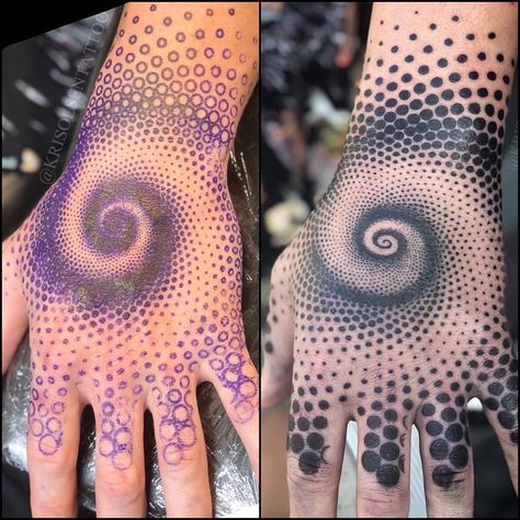 Hypnosis Tattoo, Skin Pictures, Cyberpunk Tattoo, Tattoo Ideas Unique, Feminine Skull Tattoos, Coraline Art, Geometric Sleeve Tattoo, Optical Illusion Tattoo, Uv Tattoo