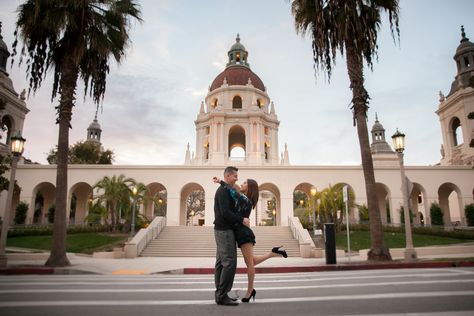 Pasadena City Hall, Wedding Color Combinations, Engagement Images, Photo Love, City Hall Wedding, The Pose, Bride Photography, Civil Wedding, Engagement Photo Inspiration