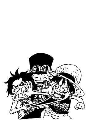 Asl Pirates, Wan Pīsu, Cheap Hobbies, Ace Sabo Luffy, Anime D, Ace And Luffy, One Piece Tattoos, Anime Siblings, The Pirate King