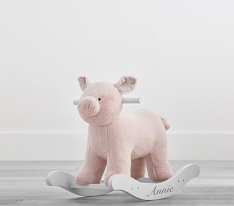 Pottery Barn Kids Pink Piglet Plush Nursery Rocker Pig Nursery, Nursery Rocker, Baby Kicking, Baby Sleep Problems, This Little Piggy, Baby Arrival, After Baby, Pregnant Mom, Baby Furniture