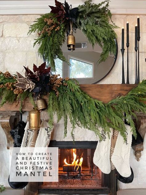 Rustic christmas wreath