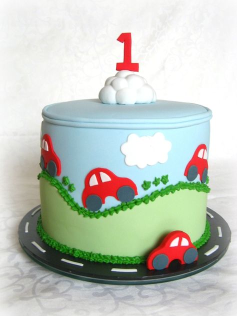 Beep Beep — Children's Birthday Cakes Super Torte, Bespoke Cakes, Rodjendanske Torte, Cars Birthday Cake, 2 Birthday Cake, 1st Birthday Cakes, Baby Birthday Cakes, Car Cake, Childrens Birthday Cakes