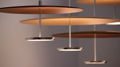 Architectural Lighting Design, Wooden Shades, Dome Pendant Lighting, Sky Collection, White Oak Wood, Wood Pendant Light, Pendant Light Design, Wood Shades, Wood Pendant