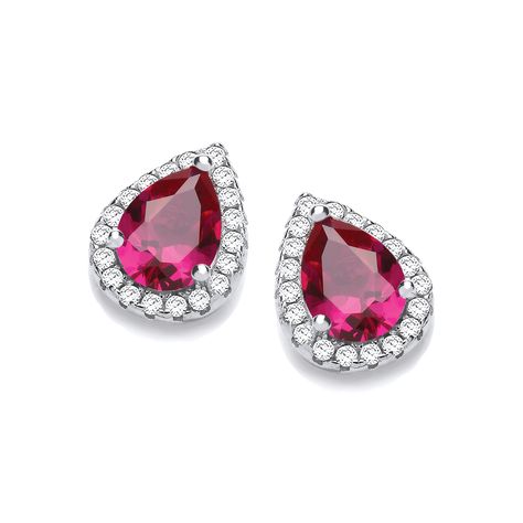 Emulate Sigourney Weaver's ruby red earrings look by wearing these Sterling Silver Teardrop Cluster CZ Stud Earrings..... Silver Earrings Set, Sterling Silver Earring Sets, Crystal Wedding Jewelry, 925 Silver Bracelet, Couture Mode, Red Diamond, Movie Fashion, Cz Stud Earrings, Sterling Silver Stud Earrings