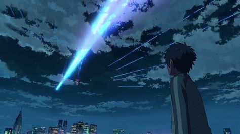 Your Name 2016, Your Name Movie, Cinematic Shots, Makoto Shinkai, Still Frame, Movie Shots, Love Film, Anime Quotes, Sky Photography