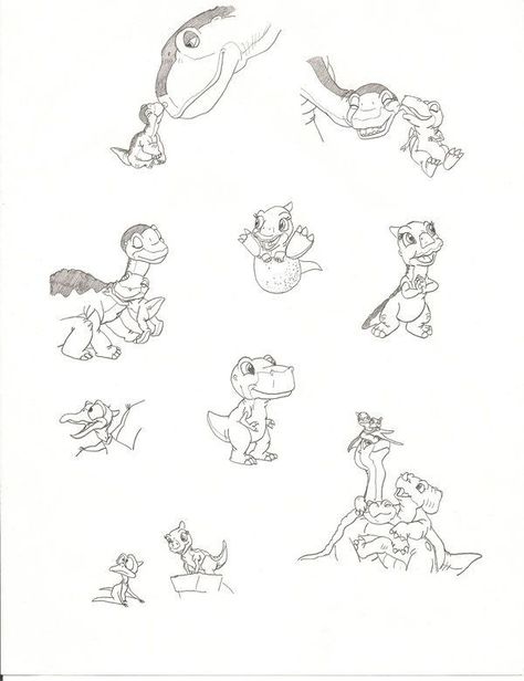 Disney Tattoo Drawings, Dino Tattoo Cute, Disney Tattoo Flash, Disney Flash Tattoo, Cute Dinosaur Tattoo, Land Before Time Tattoo, Tattoo Dino, Little Foot Tattoos, Dino Tattoos