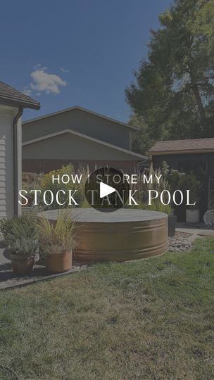 21K views · 768 reactions | Here’s how I store my stock tank pool for the winter!
.
Comment TANK for all of the info on my stock tank pool. | Nicole Pankopp | DIY + Home Renovations | Art Music · Tiny Home Diy Home Renovations, Stock Tank Pool Diy, Stock Tank Pool, Tank Pool, Stock Tank, Home Renovations, Tiny Home, Art Music, The Winter