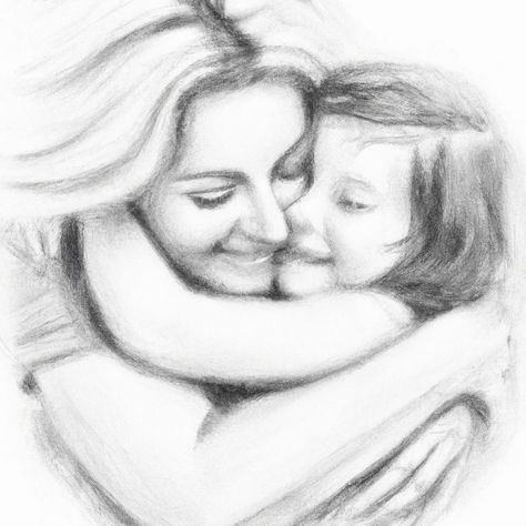 Sketch of a mother and daughter Mother Daughter Pencil Drawing, Mother Daughter Sketch Pencil, Mother And Daughter Sketch, Mom And Daughter Sketch, Mother Daughter Sketch, Gcse Lock, Mother And Daughter Drawing, Art Coursework, Parenting Daughters