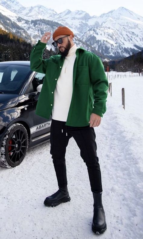 Christmas Outfits for Guys – 32 Ways To Dress for Christmas Fall Urban Outfits Men, Mens Winter Boots Outfit, Men Winter Style Casual, Winter Men Outfit 2022, Mens New York Winter Outfit, Green Winter Outfits Men, Winter Outfits Men Streetwear 2022, Men’s Winter Outfits 2022, Streetwear Fashion Winter Men