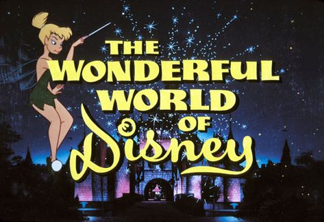 The Wonderful World of Disney Evolution Cartoon, Wonderful World Of Disney, Disney Tv, World Of Disney, Childhood Tv Shows, Disney Memories, Family Movie Night, Old Tv Shows, Tinker Bell