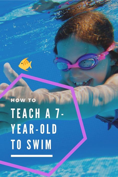 How To Teach a 7-Year-Old To Swim – 7 Year Olds Swimming Lesson Plans, Teach Kids To Swim, Swimming Lessons For Kids, Swimmer Girl, Swimming Drills, Swimming Benefits, Swim Practice, Empowering Parents, How To Swim