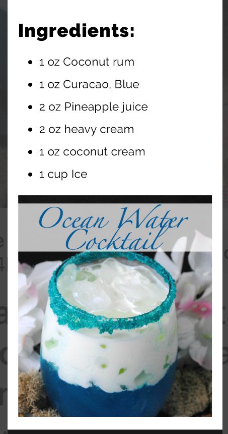 Ocean Water Cocktail, Jungle Juice Recipe, Fun Drinks Alcohol, Cocktail Drinks Alcoholic, Happy Drink, Mixed Drinks Alcohol, Yummy Alcoholic Drinks, Jungle Juice, Liquor Drinks