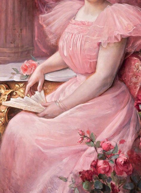 Aesthetic Sharer ZHR on Twitter: "Pink skirt… " Istoria Artei, Princess Aesthetic, Aesthetic Painting, Romantic Art, Ethereal Art, Classical Art, Old Art, Historical Fashion, Pretty Art