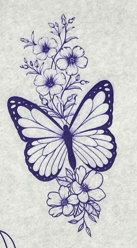 Front Of Forearm Tattoo Women, Tattoo Stencil Designs, Butterfly Tattoos Images, Butterfly Tattoo Stencil, Butterfly Tattoos On Arm, Side Thigh Tattoos, Cute Thigh Tattoos, Butterfly Tattoo On Shoulder, Tattoo Coloring Book