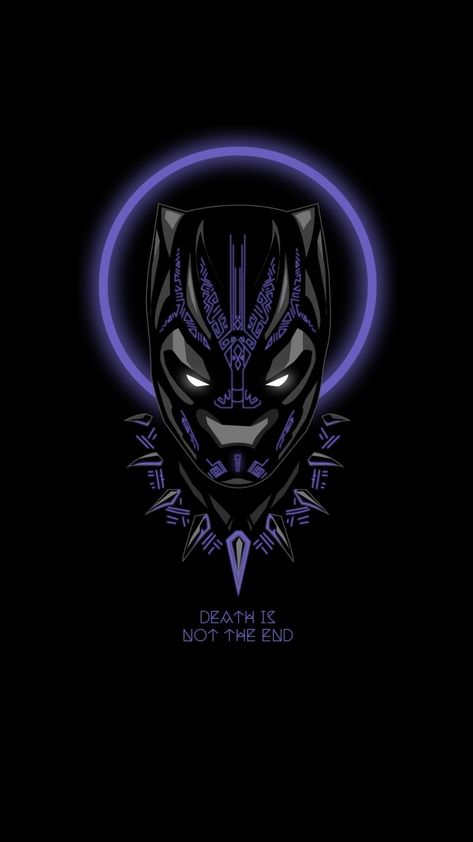 Black Panther Wallpaper, Panther Wallpaper, Black Panther, A Black, Panther, Mask, Wallpapers, Iphone, Purple